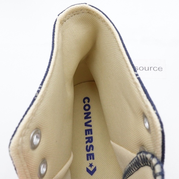 NEW Converse Chuck Taylor Basic Hi Shoes W9622 Navy - Picture 8 of 10